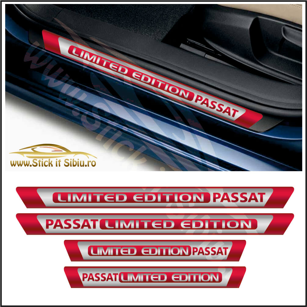 Set Protectie Praguri Volkswagen Passat Limited Edition Stickere Auto