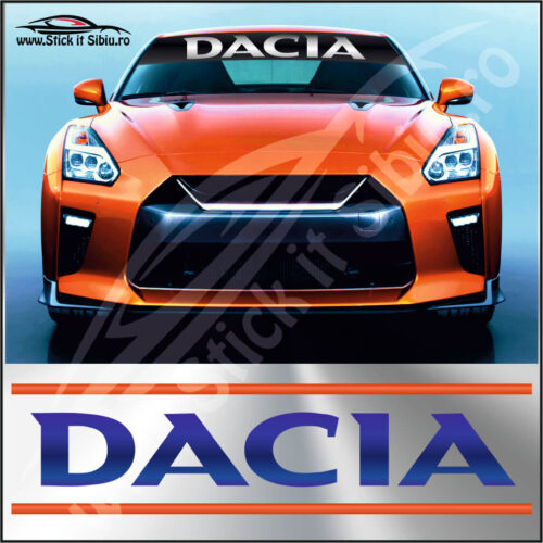 Parasolar Dacia - Stickere Auto