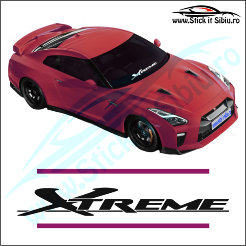 Sticker Central Parbriz-XTREME - Stickere Auto