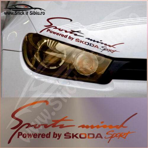 Sticker Far-Sports Mind-Skoda - Stickere Auto