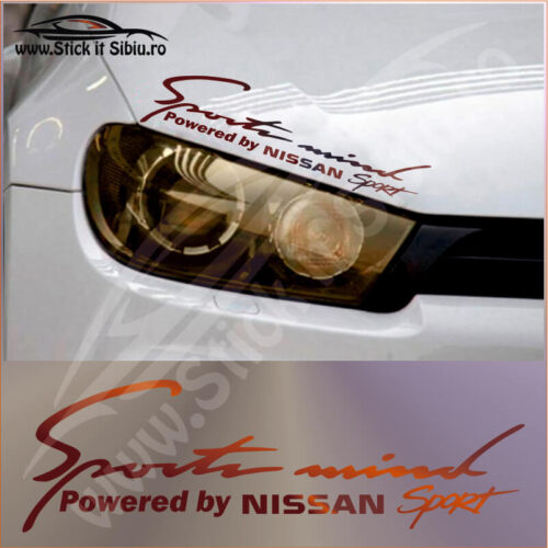 Sticker Far-Sports Mind-Nissan - Stickere Auto