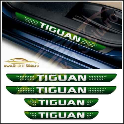 Set Protectie Praguri Volkswagen Tiguan-Model 6 - Stickere Auto