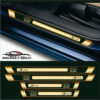 Set Protectie Praguri Audi S line Model 2 – Stickere Auto din Folie Autocolantă  | Rezistent Apă + UV