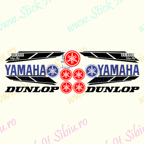 Yamaha Set-Model 4 - Stickere Auto - Moto