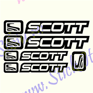 Set Scott-Model 1 - Stickere Bicicleta