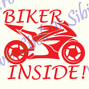 Atentie La Motociclisti-Model 9 - Stickere Auto