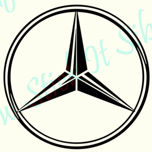 Mercedes Logo-Model 3 - Stickere Auto