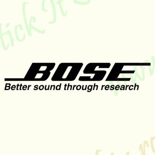 Bose - Stickere Auto