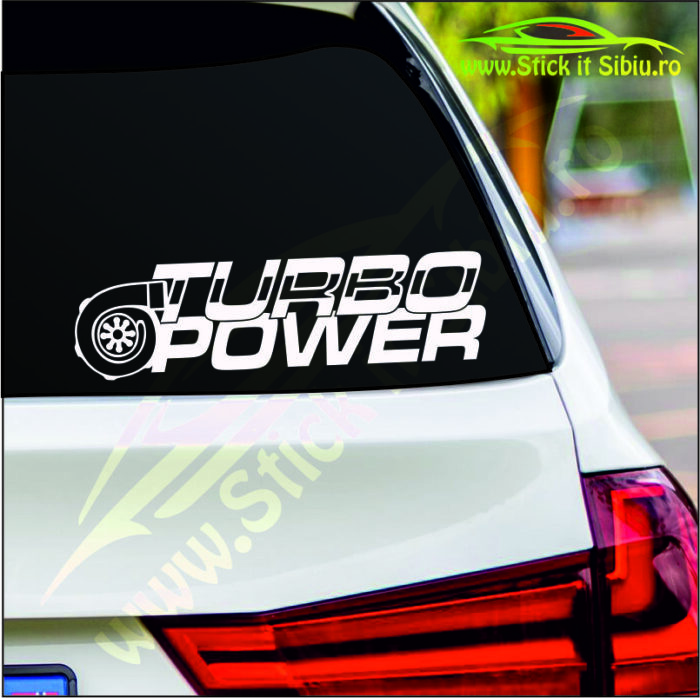 Turbo Power - Stickere Auto