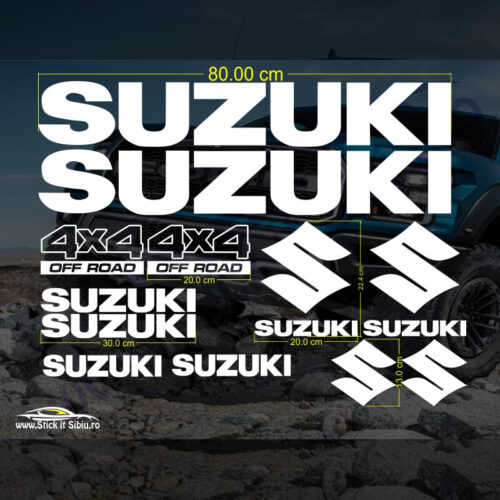 Set Suzuki - Stickere Auto - Off Road