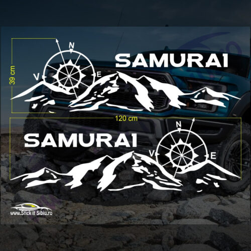 Set Stickere Suzuki Samurai V2 - Stickere Auto - Off Road