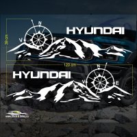 Set Stickere Hyundai V2 - Stickere Auto - Off Road