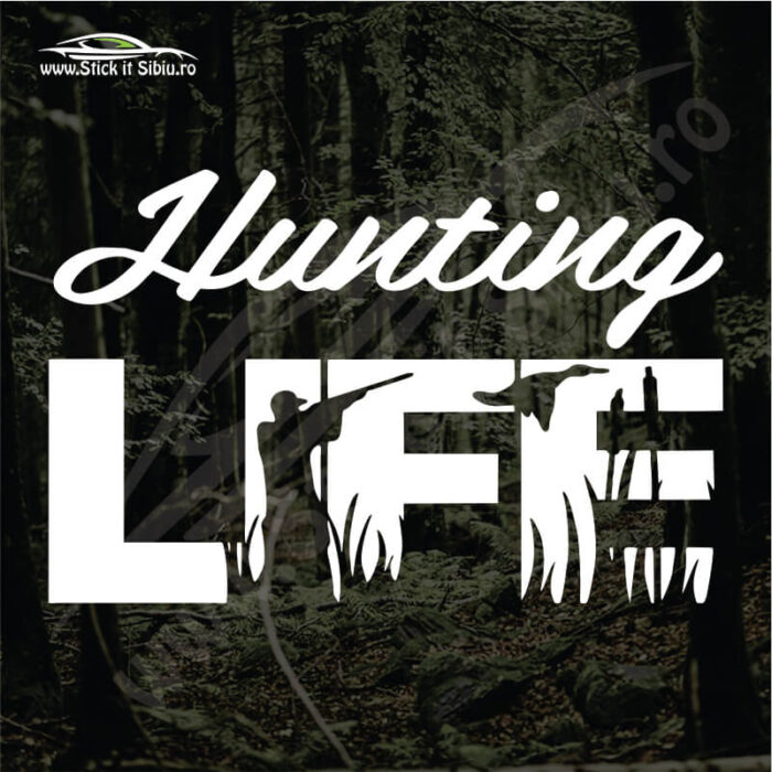Hunting Life - Stickere Auto