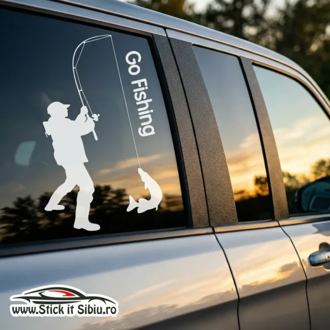 Go Fishing - Stickere Off Road | Rezistent Apă + UV