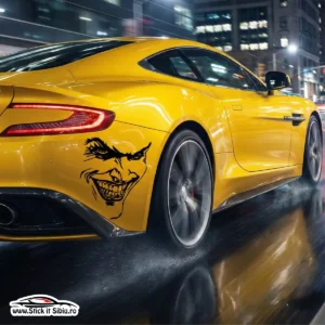 Angry Joker Face - Model 3 -  | Rezistent Apă + UV