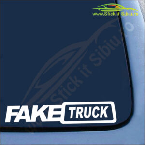 Fake Truck - Stickere Auto