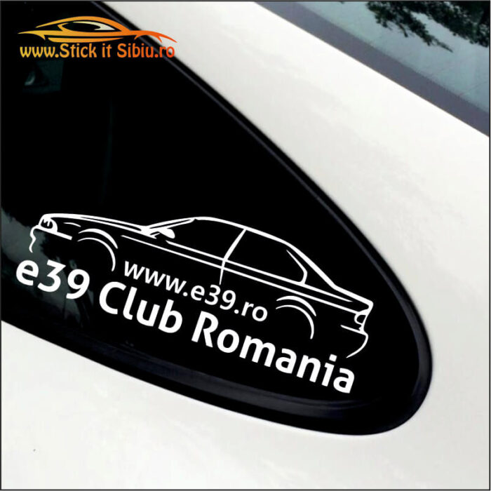 BMW E39 Club Romania - Stickere Auto