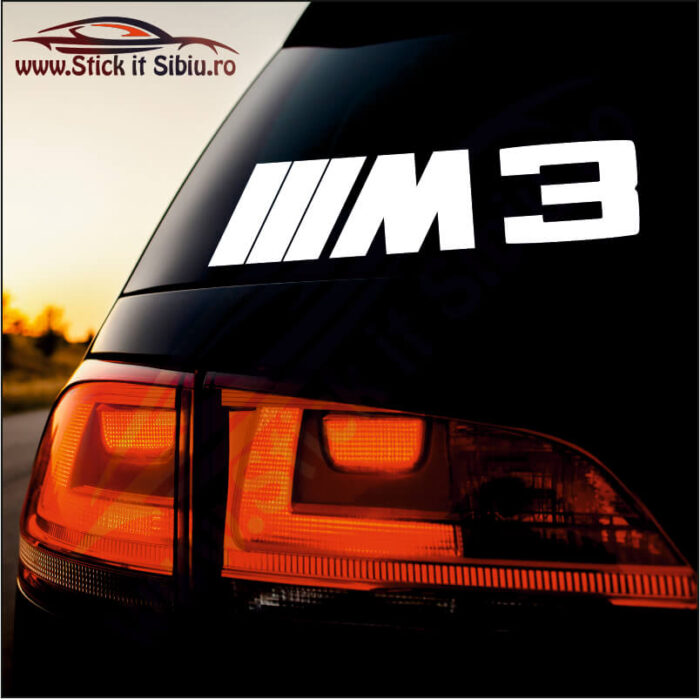 BMW M3 - Stickere Auto