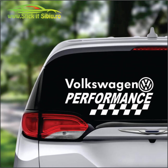 Volkswagen Performance - Stickere Auto