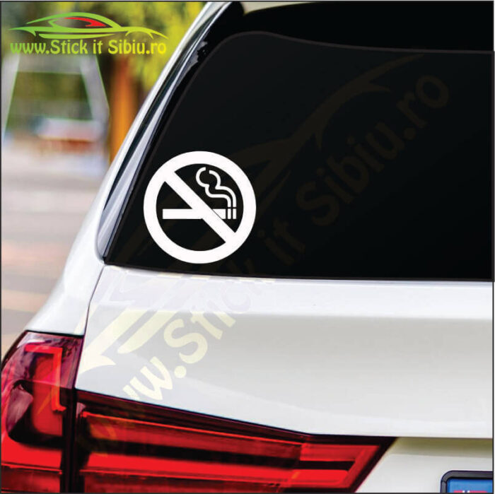 Fumatul Interzis - Stickere Auto