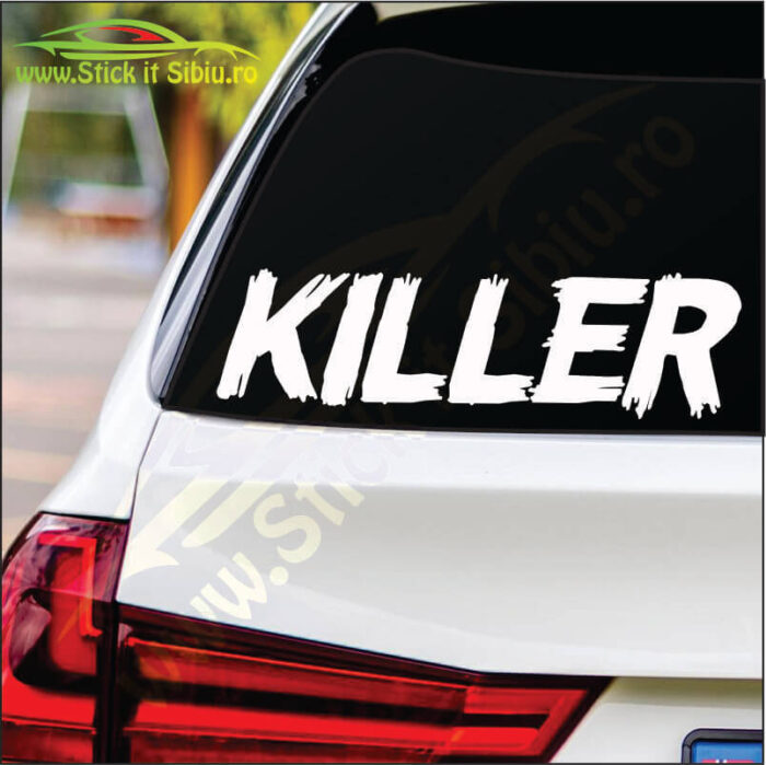 KILLER - Stickere Auto