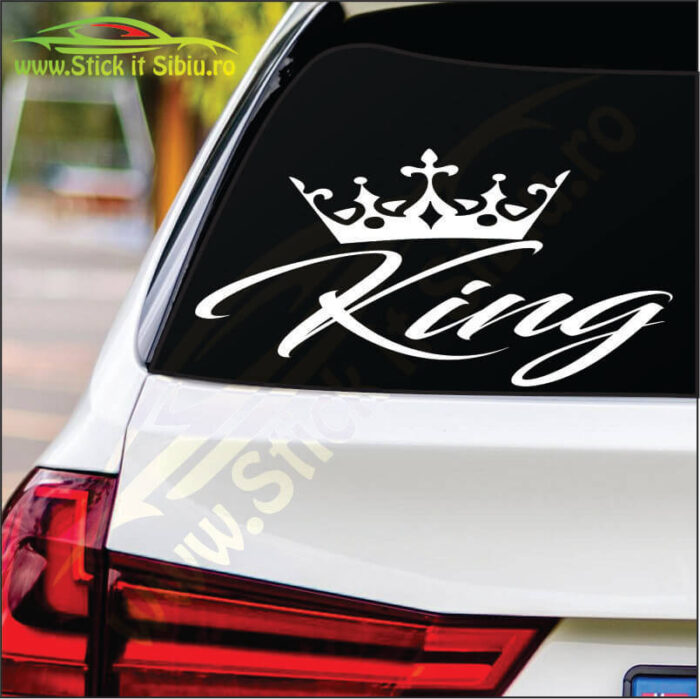 King - Stickere Auto