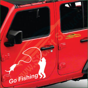 Go Fishing - Stickere Auto