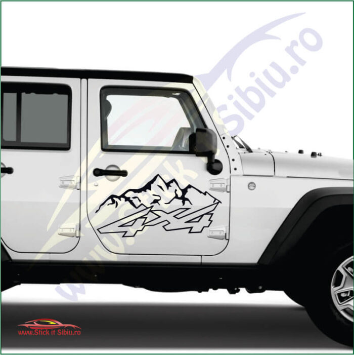 4X4 Adventure - Stickere Auto