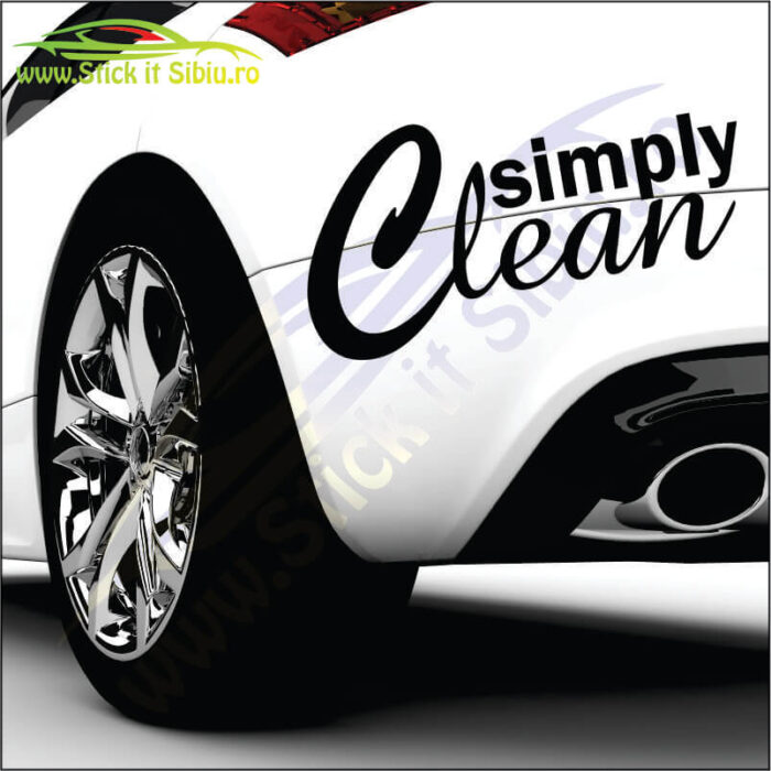 Simply Clean - model 8 - Stickere Auto