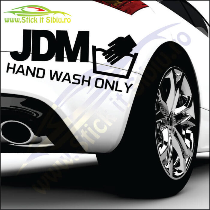 Jdm - Hand Wash Only - Stickere Auto