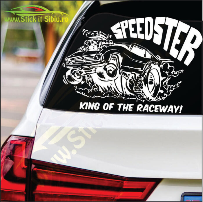 King of the Raceway - Stickere Auto
