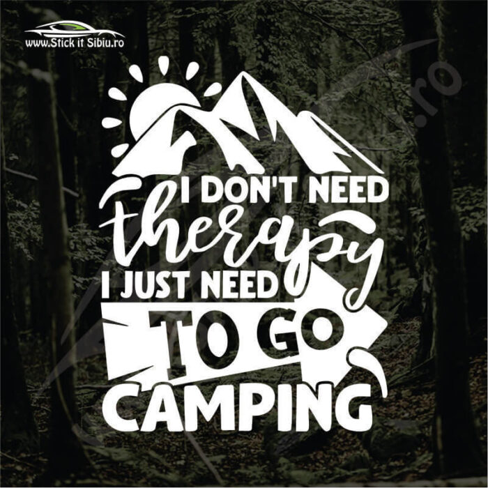 Go Camping - Stickere Auto