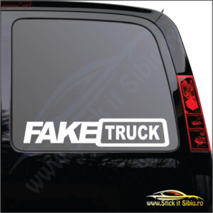 Fake truck - Stickere Auto
