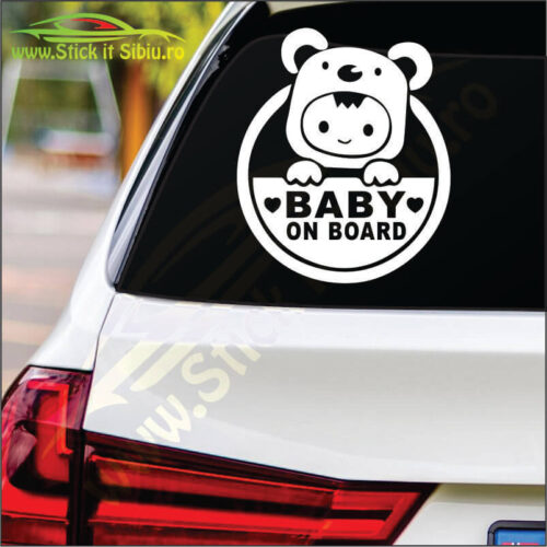 Baby On Board Model 3 - Stickere Auto