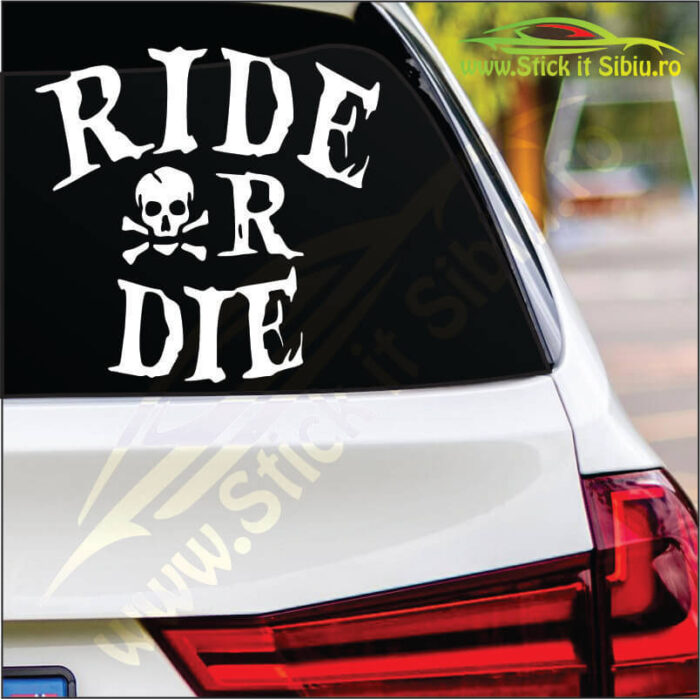 Ride Or Die - Stickere Auto