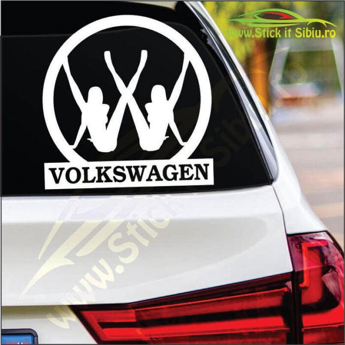 Volkswagen Girls - Stickere Auto