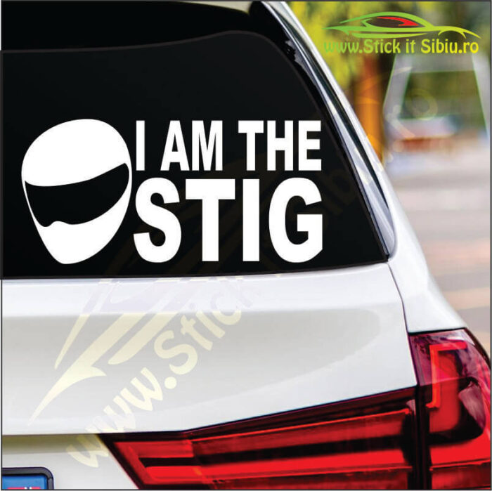I Am The Stig - Stickere Auto