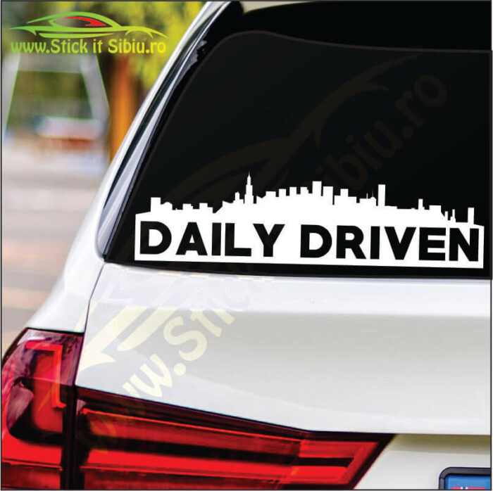 Daily Driven - Stickere Auto