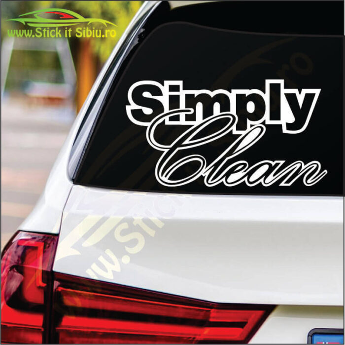 Simply Clean - Stickere Auto