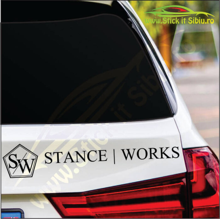 Stance Works - Stickere Auto