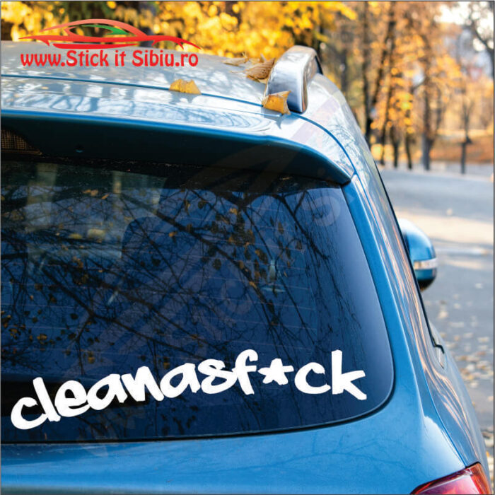 Cleanasf*ck - Stickere Auto
