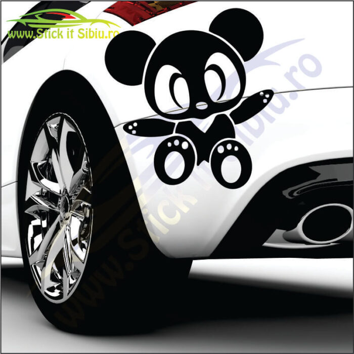 Happy Panda - Stickere Auto
