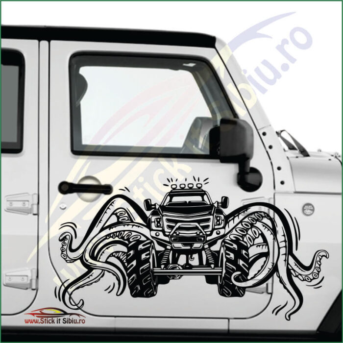 Monster Truck - Stickere Auto