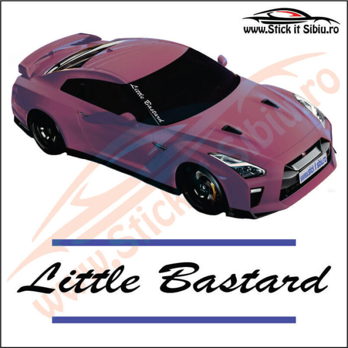 Little Bastard - Stickere Parbriz
