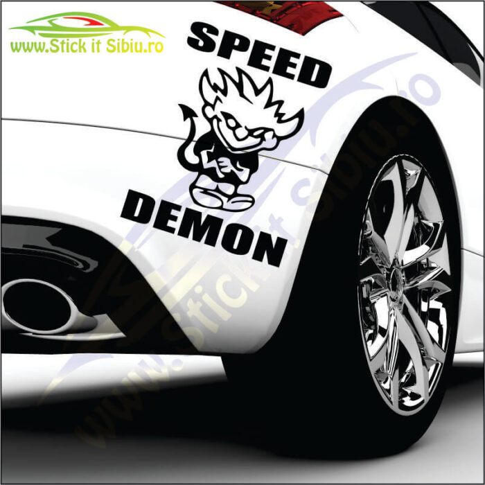 Speed Demon - Stickere Auto