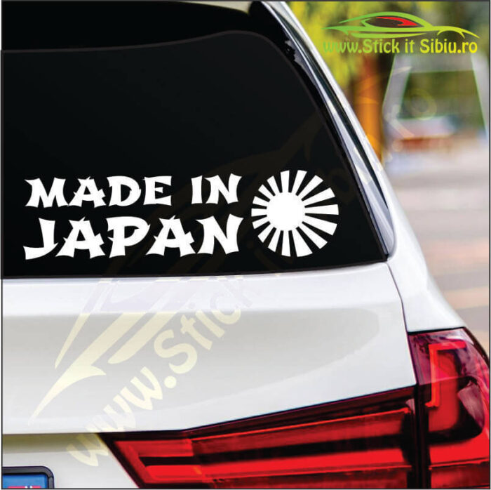 Made In japan - Stickere Auto