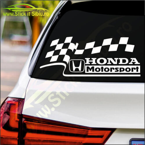 Honda Motorsport - Stickere Auto