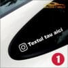 Sticker Instagram Personalizat - Stickere Auto SET 2 Stickere Instagram Personalizat - image 11 - StickIt