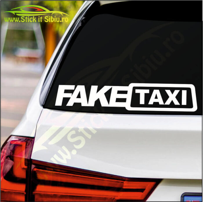 Fake Taxi - Stickere Auto