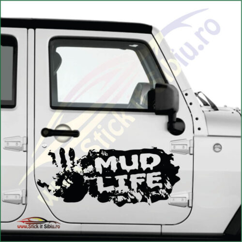 Mud Life - Stickere Auto